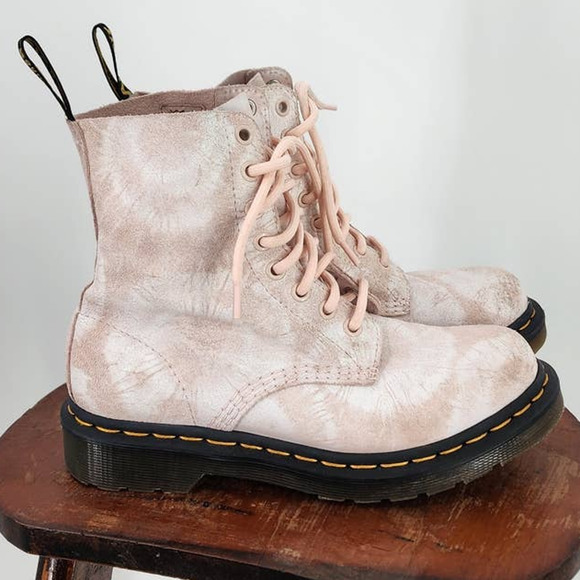 Dr. Martens 1460 Pascal Tie-Dye Suede Boot Size US 6 EU 37 - Picture 5 of 11